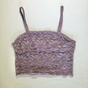Pretty Little Layers Lavender Lace Tank Top by SO